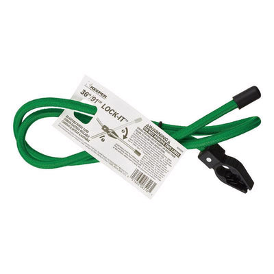 Keeper Lock-It Green Adjustable Bungee Cord 36 in. L X 0.5 in.