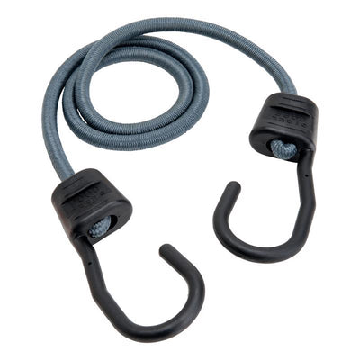 Keeper Gray Bungee Cord 32 in. L X 0.374 in.