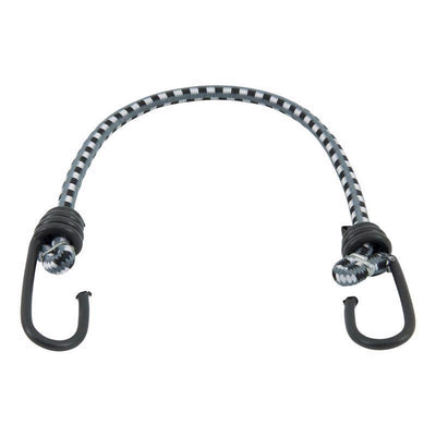 Keeper Black/White Bungee Cord 18 in. L X 0.315 in.