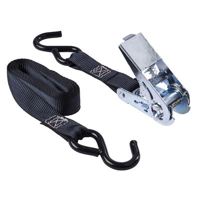 Keeper 1 in. W X 10 ft. L Black Tie Down w/Ratchet 400 lb