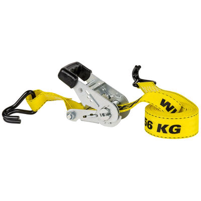 Keeper 1.75 in. W X 15 ft. L Yellow Ratchet Tie Down Strap 1666 lb