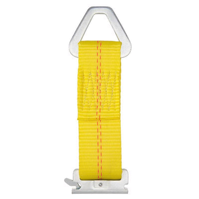 Keeper 2 in. W X 7 in. L Yellow E-Track Tie-Off 2000 lb