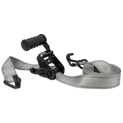 Keeper 1.5 in. W X 12 ft. L Gray Ratchet Tie Down Strap 1000 lb