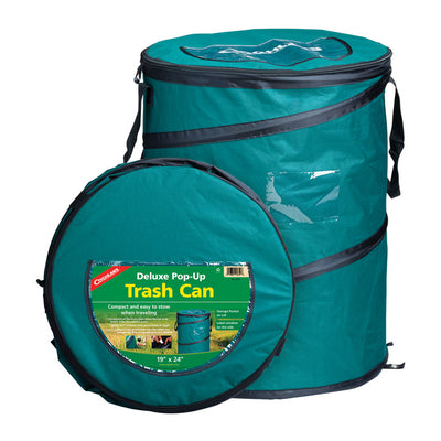Coghlan's Deluxe Green Trash Can 24 in. H X 19 in. W X 19 in. L 29.5 gal
