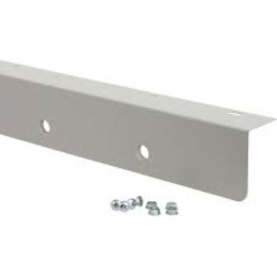 2 in. H X 48 in. W X 1 in. D Silver Metal 3 Toilet Seat Bracket Display