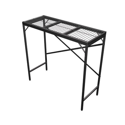 48 in. H X 51 W X 20 L Powder Coated Black Display Rack