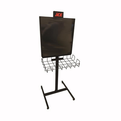 Black Metal A-Frame Sign Holder 61.25 in. H