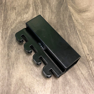 Black Gondola Adapter Bracket Metal 4 in. W
