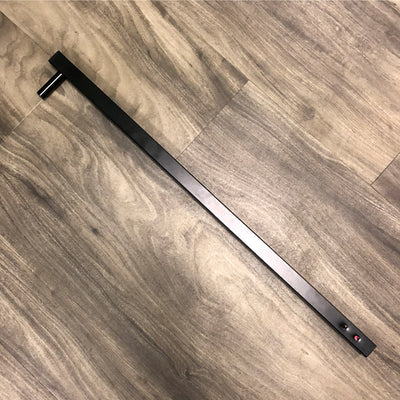 Black Gondola Aisle Marker Extension Pole Metal