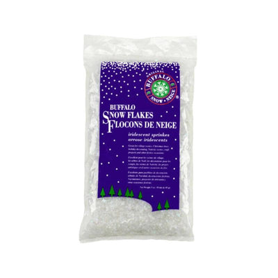 Buffalo Iridescent Snowflakes Table Decor Polyethylene