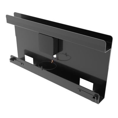 2 in. H X 12 in. W X 6 in. D Black Metal 12" Tool Shelf w/ tether Display