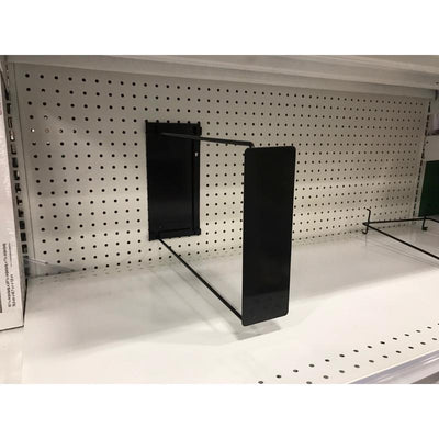 23 in. Black Metal Universal Air Filter Dividers Bracket Arm 48 pk