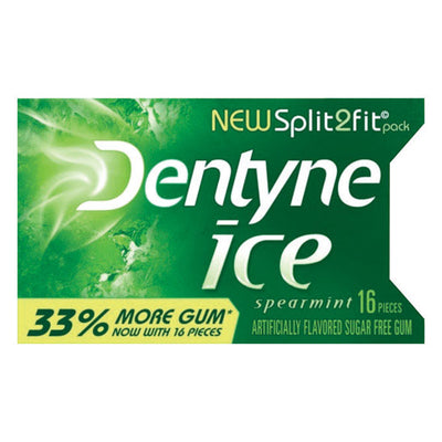Dentyne Ice Sugar Free Spearmint Chewing Gum 16 pk
