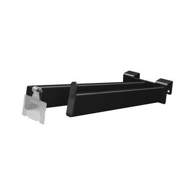 Black Metal Seat Bracket 2 in. H X 5 in. W X 15 in. L