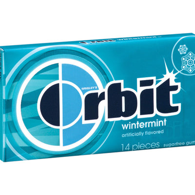 Orbit Sugar Free Wintermint Chewing Gum 14 pc