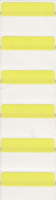 RF Printer Adhesive Backed Yellow Bin Tag Labels - Roll