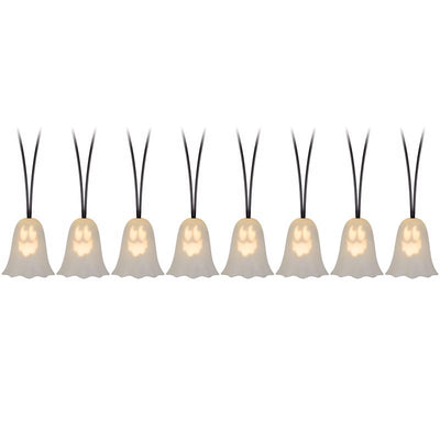 Gemmy 3 in. LED Prelit Musical Ghosts String Lights