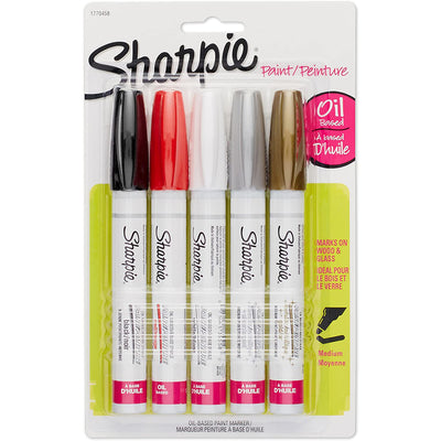 Sharpie Assorted Medium Tip Paint Marker 5 pk