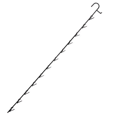 31 in. Black Metal Clip Strip 10 pk