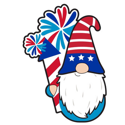 IG Design Patriotic Window Decor