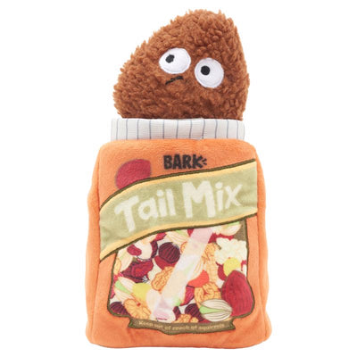 Bark Multicolored Plush Tail Mix Dog Toy