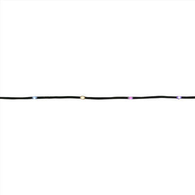 Celebrations Platinum LED RGB 100 ct String Christmas Lights 17 ft.
