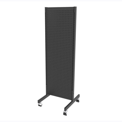 62 in. H X 20 W X 21 L Powder Coated Black All Purpose Rolling Rack