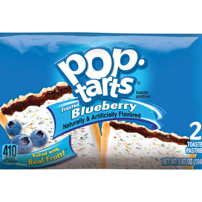 Pop-Tarts Blueberry Toaster Pastries 3.67 oz Pouch
