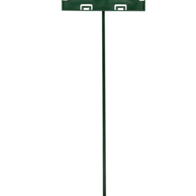 Green Plastic Pallet Sign Holder 18 in. H X 5 in. W X 7 in. L