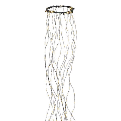 Celebrations Platinum LED Big Seed Cluster Warm White 1080 ct String Christmas Lights 10 ft.