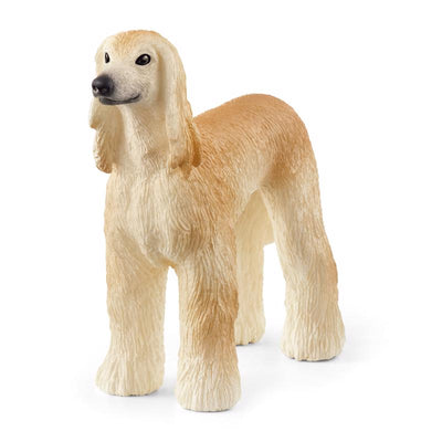 Schleich Afghan Hound Dog Figurine Brown