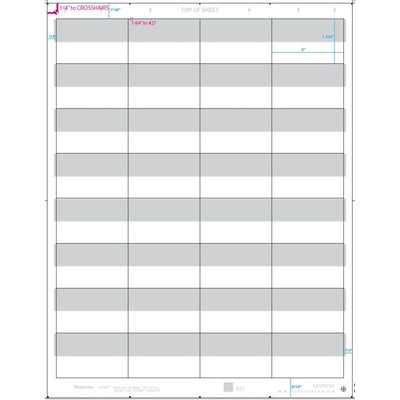 Pricing Tool Gray Bin Tag Labels - Sheet 32 each