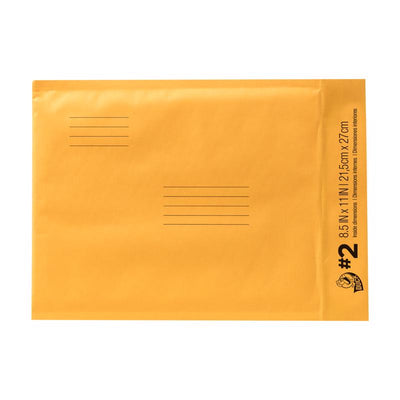 Duck 8.5 in. W X 11 in. L No. 2 Beige Padded Envelope