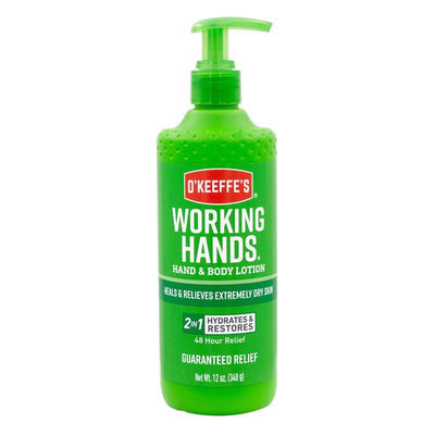 O'Keeffe's Working Hands Unscented Scent Hand and Body Lotion 12 oz