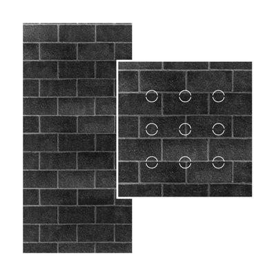 Black Backer Paper Elevate 94 in. H X 46 in. W