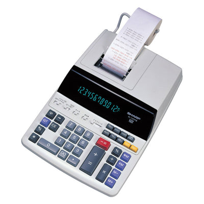 Sharp White 12 digit Calculator