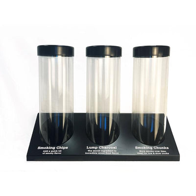 18 in. H X 24 in. W X 9 in. D Black Metal Fuel Display Display