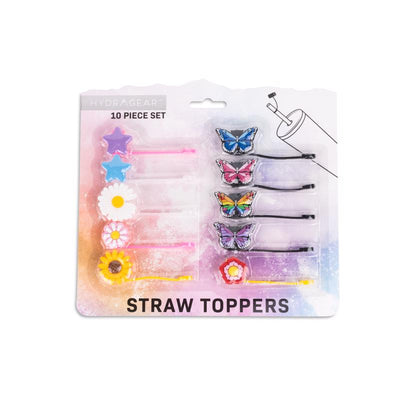Core Kitchen Flower/Butterfly Straw Topper Silicone