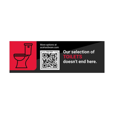 Standard Plumbing Sign Kit Toilet 16ft POG