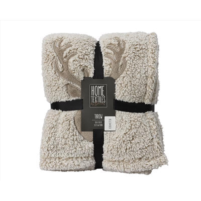 Decoris Reindeer Blanket
