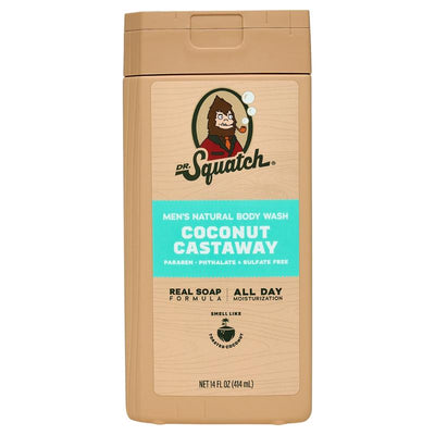 Dr. Squatch Scent-Lock Coconut Castaway Scent Body Wash 14 fl. oz.