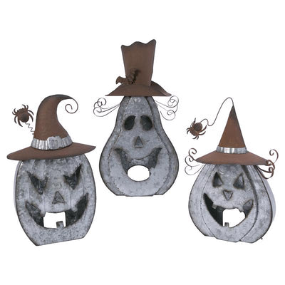 Gerson 18 in. Halloween Pumpkin Luminary Halloween Decor