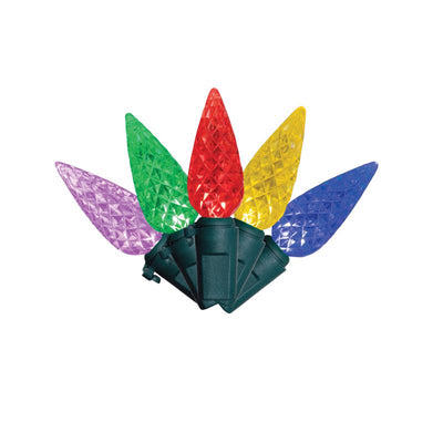 Celebrations Classic LED C6 Multicolored 300 ct String Christmas Lights 74.5 ft.
