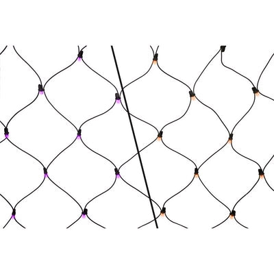 Celebrations Orange/Purple 100 ct LED Net Lights