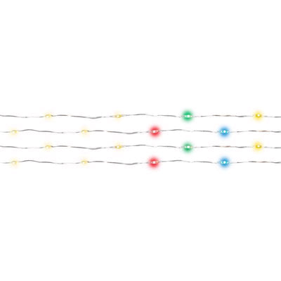 Celebrations LED Big Seed Cluster Multicolored 100 ct String Christmas Lights