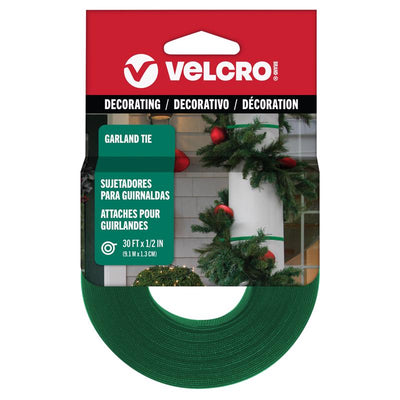 VELCRO Brand 30 ft. .5 in. Garland Reusable Ties