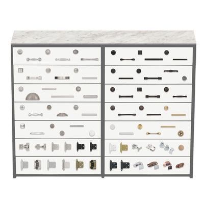 White 4FT Cabinet Display Wood