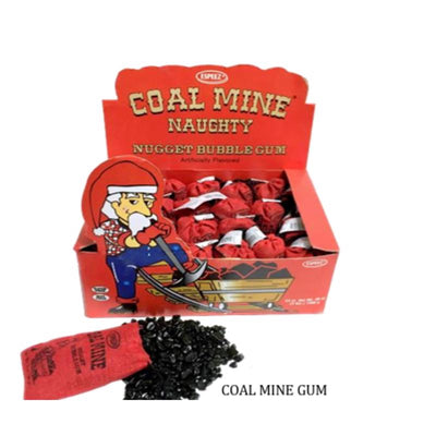 Espeez Coal Mine Naughty Nugget Chewing Gum 2 oz