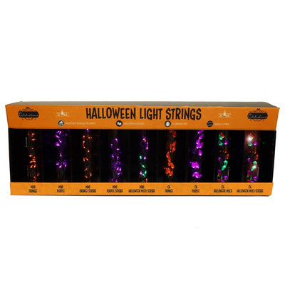 Gray Halloween Light Display Shadow Box Cardboard