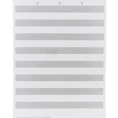 Laser Printer Gray Bin Tag Labels - Sheet